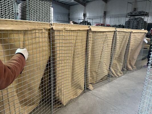 Fourniture professionnellePréparation personnalisée de barrière de défense pliante murale de sécurité galvanisée inondation barrière de défense explosion murale de retenue