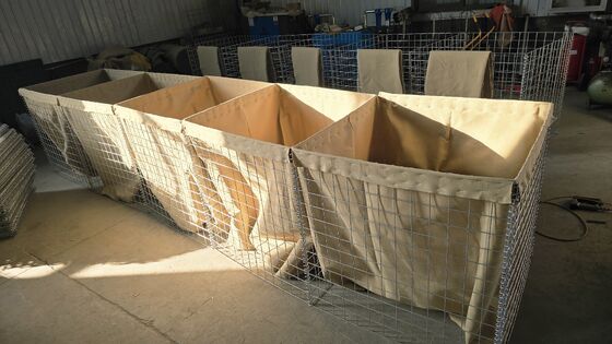 Géotextile bastion militaire barrière de défense mur de l'Arabie Portable Installation rapide anti-frappe Production capable