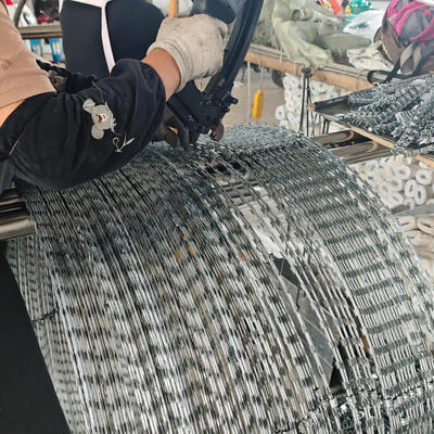 Fil de rasoir galvanisé trempé à chaud de 110 cm