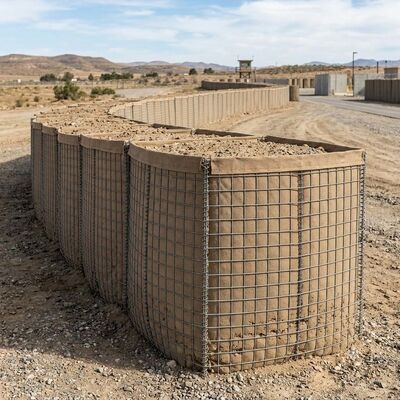 Barrières remplies de sable de haute sécurité pour la protection du périmètre
