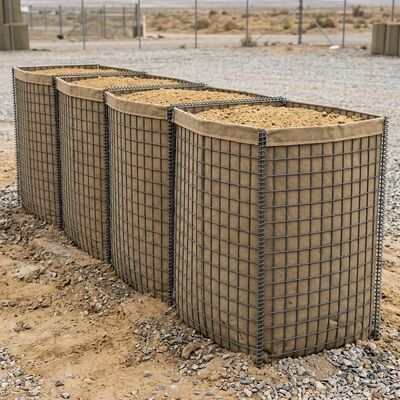 Barrières remplies de sable à déploiement rapide | Mur de bastion sécurisé