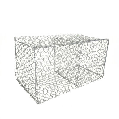 Boîte en gabon en PVC en gros 80x100mm hexagonale galfan galvanisé