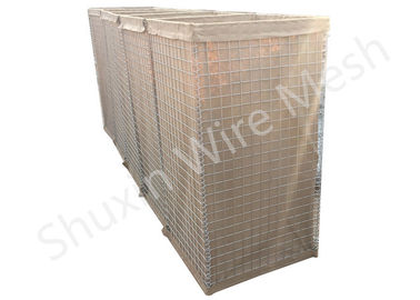 SX - 1/barrières militaires de protection du mur HESCO de sable avec le diamètre du tissu 4.0mm de géotextile