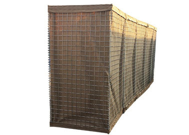 Bastion défensive de Gabion de la défense de l'Irak de barrière de mur militaire du sable T mesure de fil de 3.0-5.0 millimètres