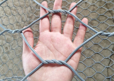 Panier enduit de Gabions de grillage de PVC pour la taille du littoral 2mx1mx1m