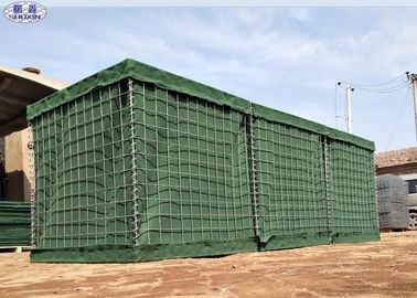 Barrières à faible teneur en carbone galvanisées d'inondation de Hesco du fil Q195 pour les uniformes militaires