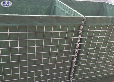 Barrières militaires de Hesco de mur de sable de boîte soudées par Mil10 du mil 1 haut sûres