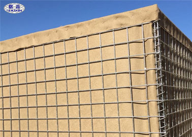 Barrières militaires pliables de Hesco pour la levée semi-permanente autour du littoral