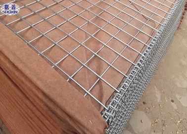 Les barrières militaires de Hesco de grillage ont soudé Gabion rempli de sable/de pierre