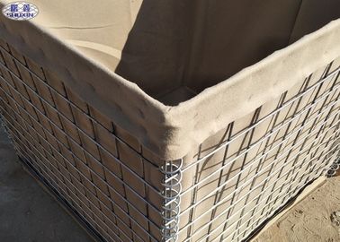Barrières remplies de sable de barrières militaires de Hesco mil 10 pour un champ de tir