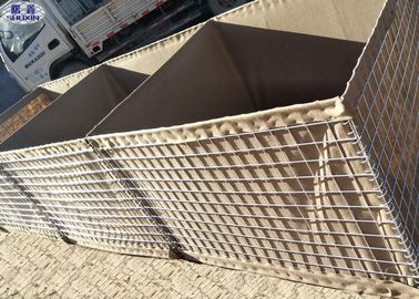 Anti grillage soudé de souffle par mur, mur de barrière de Hesco pour la protection d'inondation de rivière