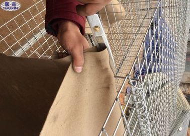 sac de Hesco rayé par géotextile rempli de sable de barrières de fil de 5mm pour la fabrication