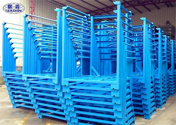 Acier résistant empilant le métal bleu de supports 4 couches pour le stockage de cultures