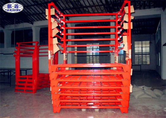 Troquez fixe en métal résistant de palette de support de stockage de pneu/démontable en acier