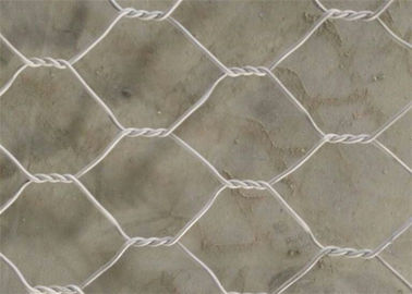 Mur tissé hexagonal de boîte de maille de Gabion de projet tendre pour la fermeture de réservoir