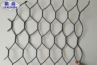 La cage de pierre de Gabion pour le projet de contrôle d'érosion a tissé le grillage de Gabion