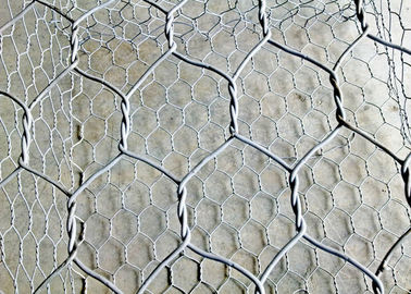 1 x 1 x 1 mur de Gabion met en cage la boîte hexagonale de Gabion enduite par zinc pour le projet de berge