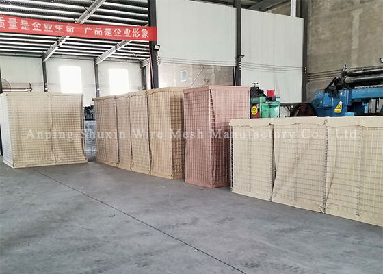 Barrière défensive de soudure galvanisée de Hesco d'anti corrosion