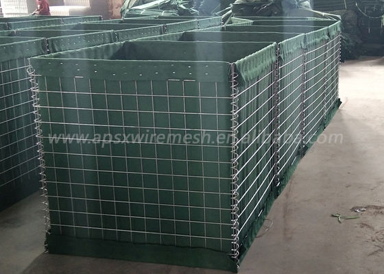 Soudure galvanisée à chaud Gabion 3 paniers de Hesco de cellules
