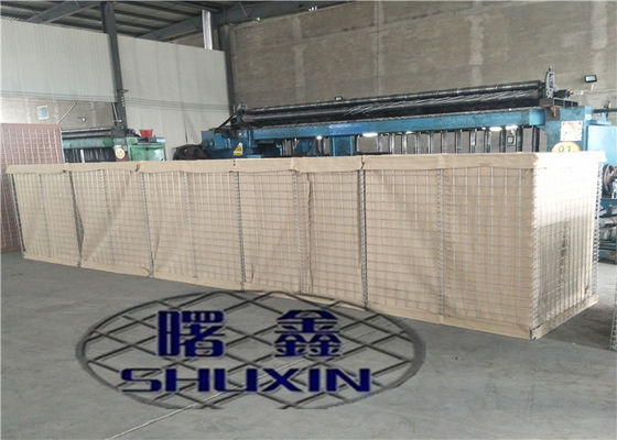 Le mil 9 a galvanisé le géotextile militaire du mur 300gsm de Hesco de sable