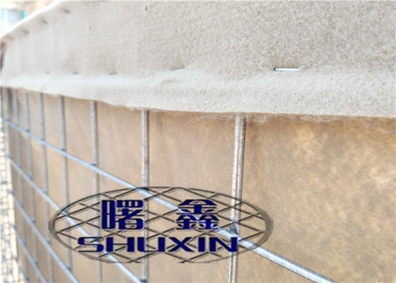 Barrière de Hesco de tissu de géotextile de lutte contre les inondations du mil 7