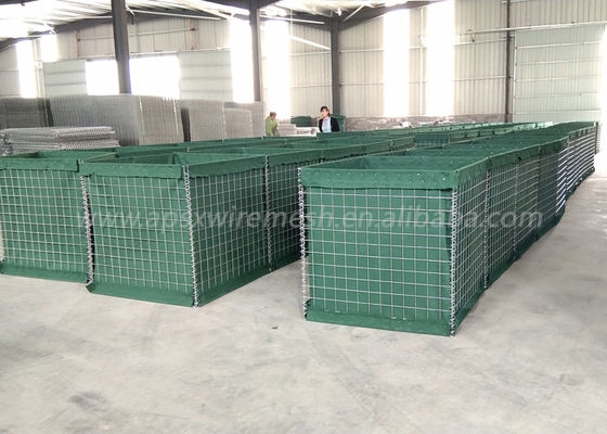 Barrière défensive soudée pliante du grillage 3x3 mil 2 en acier