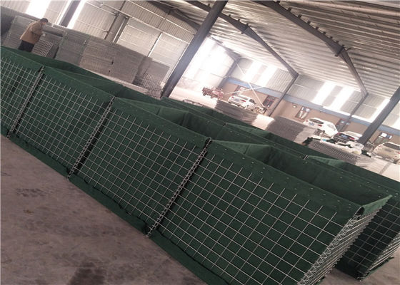 Conteneurs verts de Hesco de géotextile de 4MM pour la protection de force