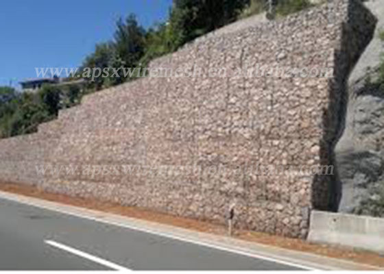 Le double mur de l'hexagone 2.7MM Gabion d'armure de torsion met en cage la fabrication de protection de Rockfall