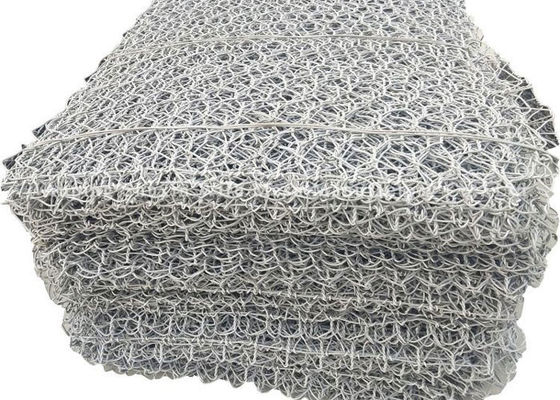Le PVC galvanisé hexagonal d'immersion chaude a enduit 2mm que les cages de mur de Gabion se rouillent preuve