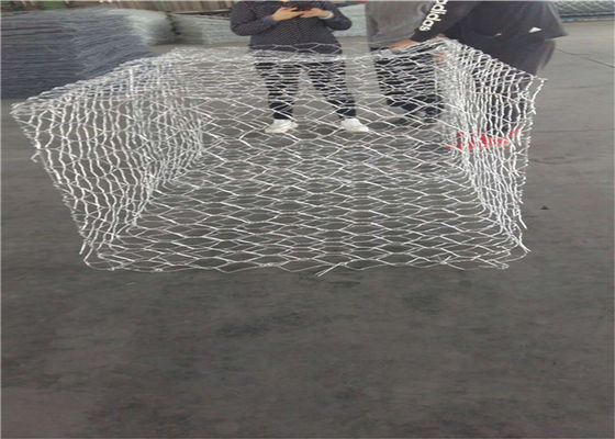 anticorrosif galvanisé par trou hexagonal de boîte de 8x10cm Gabion