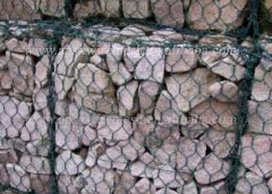 Boîte grand Gabions rempli 2.2mm en pierre pour la formation de rivière