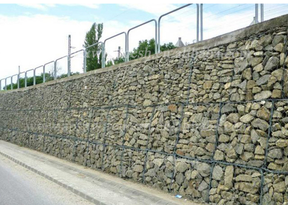 Certification en acier fortement anticorrosion de la boîte ISO9001 de Gabion