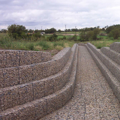 Mettez en cage la maille hexagonale de Mesh Gabion Galvanized Iron Wire de fil de 4.0mm