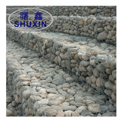 La protection de berge a tordu des paniers de Gabion de fil 1m X 1m X 1m galvanisés