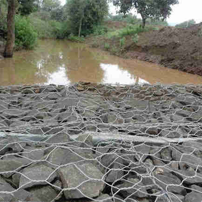 Paniers galvanisés de Gabion 2m x 1m x grillage River Protection de fer tissé par 1m