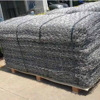Grillage hexagonal des paniers 80x100mm de Gabion de la CE de boîte de mur de soutènement petit